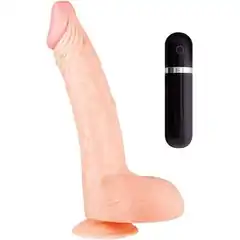  Телесный вибратор BIGSTUFF 11INCH FLESH 28 см 