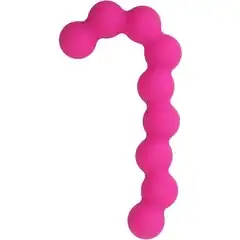  Розовая анальная цепочка SEE YOU CANDY CANE ANAL BEADS 13,1 см 