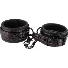  Фиолетово-чёрные оковы на ноги BLAZE ANKLE CUFF PURPLE 