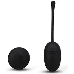  Чёрное виброяичко с ДУ REMOTE CONTROL EGG BLACK 