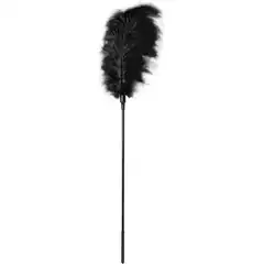  Стек с большим чёрным пером Large Feather Tickler 65 см 