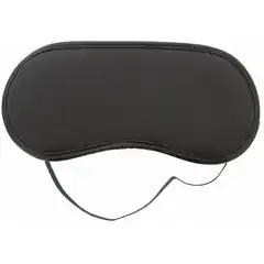  Чёрная полиуретановая маска Blindfold 