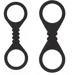  Комплект из наручников и оков из силикона Silicone Wrist and Ankle Cuffs 