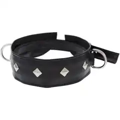  Полиуретановый ошейник с пуклями и D-кольцами Collar with Studs 
