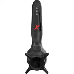 Чёрный вибростимулятор для головки члена с эффектом всасывания Vibrating Roto-Sucker 