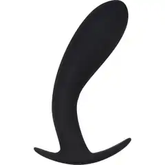  Чёрная анальная пробка Strong Force Anal Plug 13,5 см 