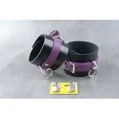  Чёрно-фиолетовые не подшитые наножники 