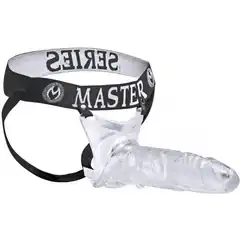  Прозрачный фаллопротез Grand Mamba XL Jock Style Cock 21,6 см 