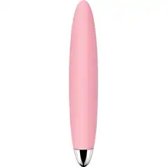  Розовый компактный вибростимулятор клитора Daisy 12,5 см 