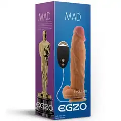  Реалистичный вибратор на присоске Mad Oscar 22,5 см 