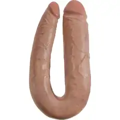  Двусторонний фаллоимитатор-мулат U-Shaped Large Double Trouble 44,4 см 