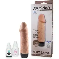 Крупный реалистичный вибратор JOYSTICK 17 см 