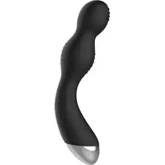  Чёрный вибратор с электростимуляцией E-Stimulation G-spot Vibrator 19,5 см 