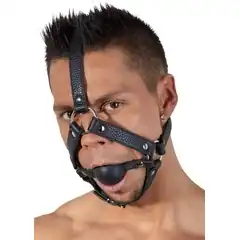  Кляп-намордник с фиксацией на голову Head Harness 