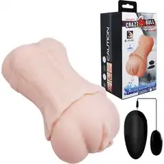 Мастурбатор с виде вагины в платье Crazy Bull Realistic Vagina 