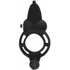  Чёрное эрекционное кольцо Superior Cock Ring 