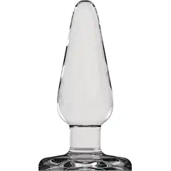  Прозрачная анальная пробка Butt Plug Basic 3 Inch 7,6 см 
