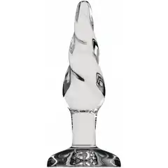  Прозрачная анальная пробка Butt Plug Rounded 3 Inch 7,6 см 