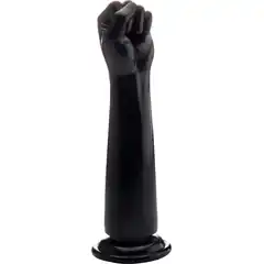  Чёрный кулак для фистинга Fisting Power Fist 32,5 см 