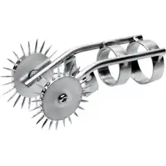  Насадка на палец с игольчатыми колёсиками Spikes Double Finger Pinwheel 