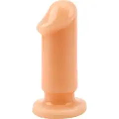  Телесный мини-плаг Small Slim Dildo 9 см 