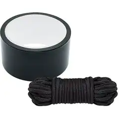  Комплект для связывания BONDX BONDAGE RIBBON LOVE ROPE BLACK 