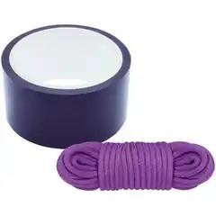  Комплект для связывания BONDX BONDAGE RIBBON LOVE ROPE PURPLE 