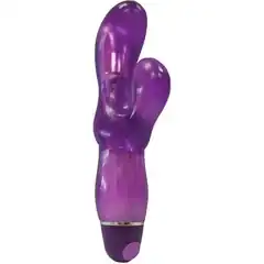  Фиолетовый вибратор для точки G ULTRA G-SPOT 15 см 