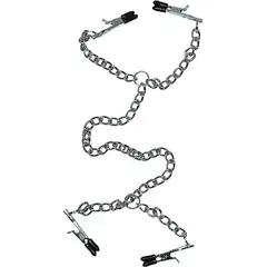  Зажимы для сосков и половых губ Sextreme Heavy Bridle for her 