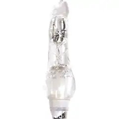  Прозрачный вибратор-реалистик Lucidity Halo Light Up Vibe 23 см 