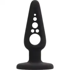  Черная анальная пробка 4 Inch Hollow №4 10 см 