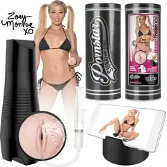  Мастурбатор-вагина PORNSTAR Zoye Monroe со сквиртом 