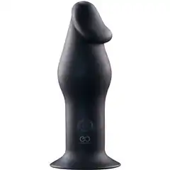  Черный анальный вибромассажер 5INCH RECHARGEABLE BUTTPLUG 12,7 см 