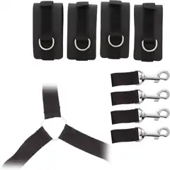  Комплект наручников и поножей LUXURIOUS BED RESTRAINT CUFF SET 