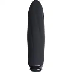  Черный мини-вибратор COMPACT VIBE ELECTRA 11 см 