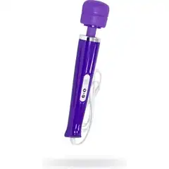  Фиолетовый проводной вибромассажер Magic Wand 