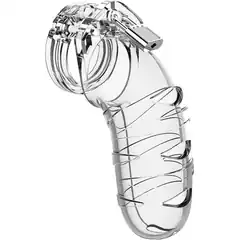  Мужской пояс верности №5 Transparent 5.5 Inch 14 см 