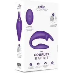  Фиолетовый вибратор для пар The Couples Rabbit 