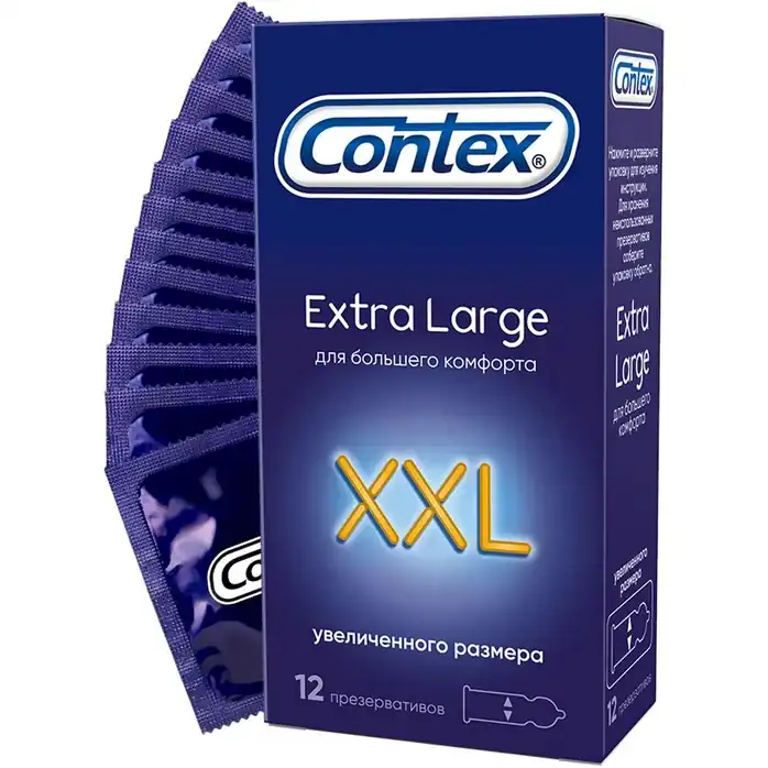 Презервативы CONTEX Extra large - 12 шт