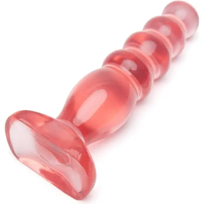Розовая анальная пробка Crystal Jellies 5 Anal Delight - 14 см - Crystal Jellies. Фотография 5.