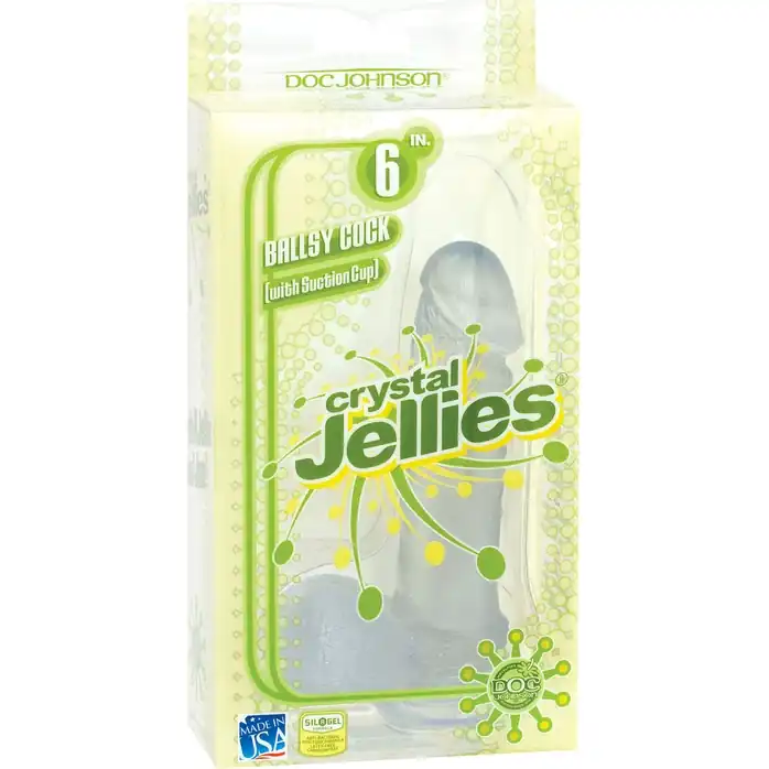 Фаллоимитатор CRYSTALL JELLIES - 15 см - Crystal Jellies. Фотография 2.