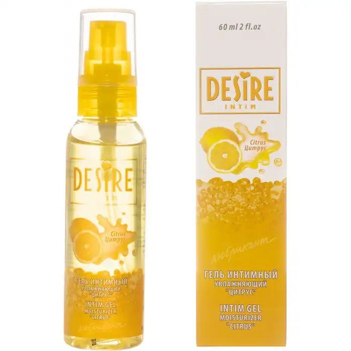 Интимный лубрикант DESIRE с ароматом цитрусов - 60 мл