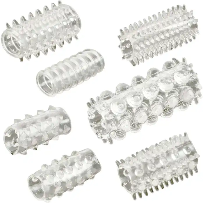 Набор из 7 насадок с различным рельефом 7 Piece Ring Set