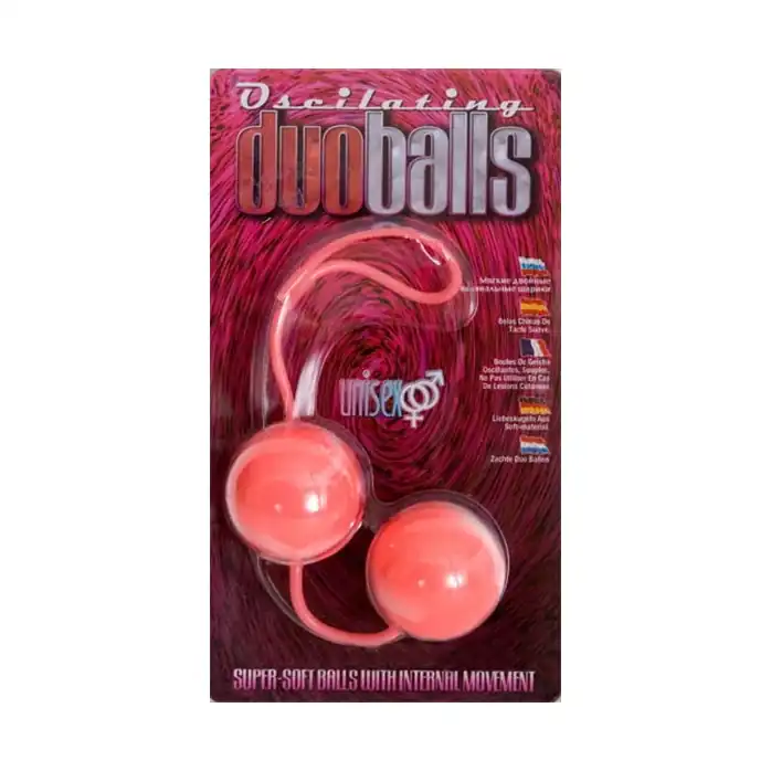 Вагинальные мягкие шарики MARBILIZED DUO BALLS PINK