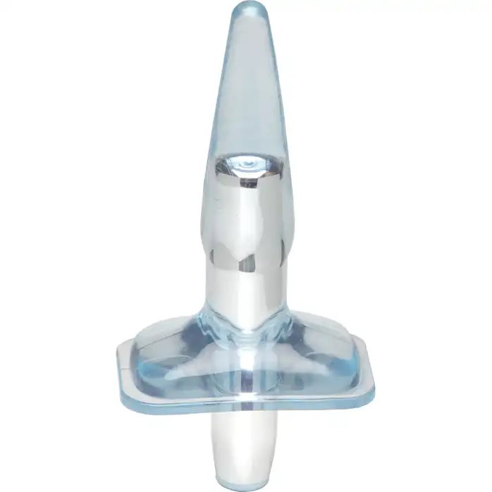 Голубая анальная пробка Purrfect Plug - 9,5 см - MenzStuff