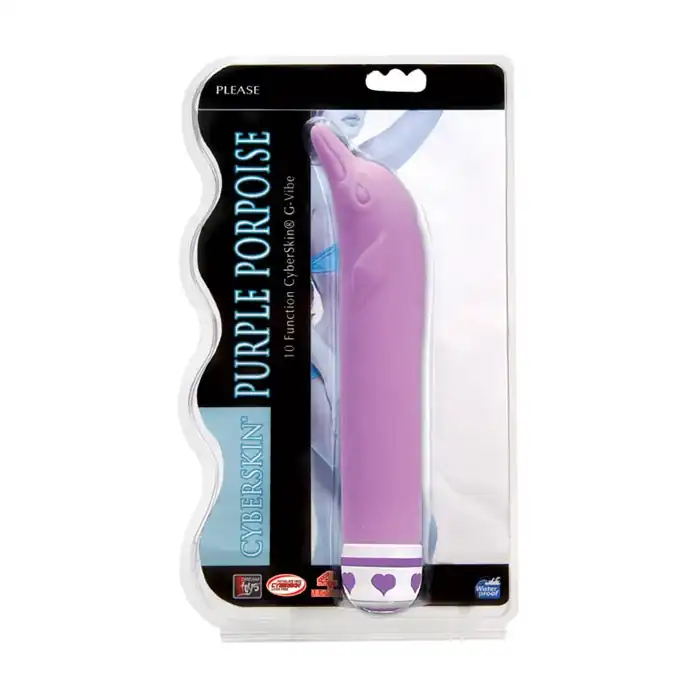 Многофункциональный вибратор Purple Porpoise для стимуляции G-точки - Please