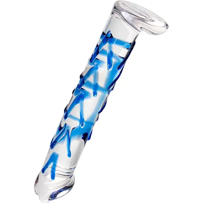 Соблазнительный стеклянный фаллос - 17 см - Sexus Glass. Фотография 4.