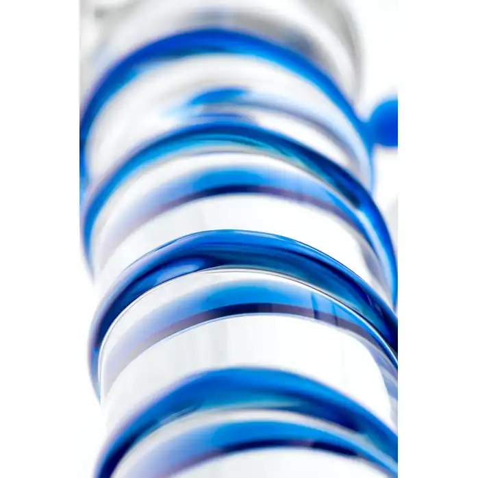 Двусторонний стеклянный фаллоимитатор - 22,5 см - Sexus Glass. Фотография 6.
