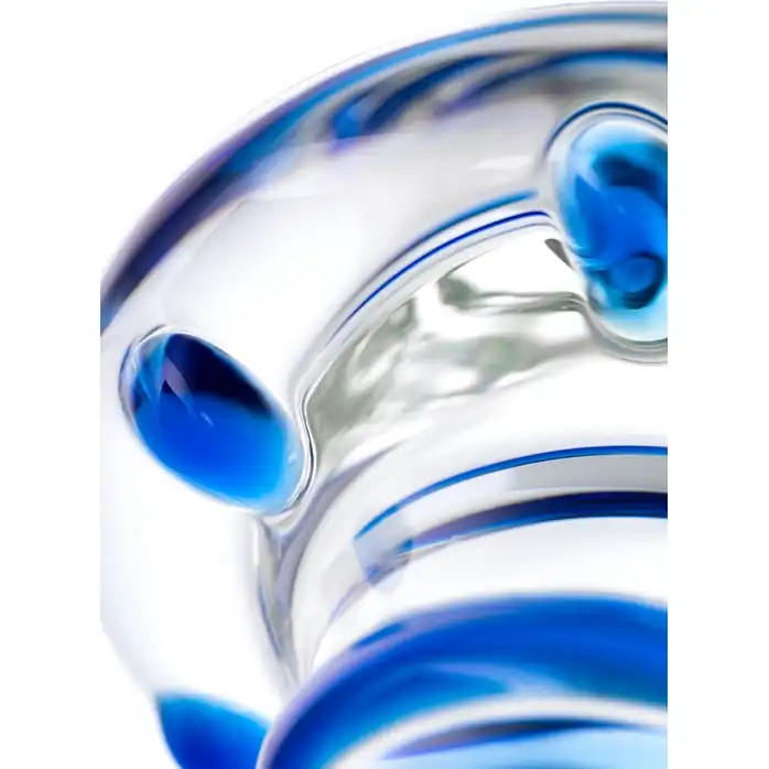 Двусторонний стеклянный фаллоимитатор - 22,5 см - Sexus Glass. Фотография 7.