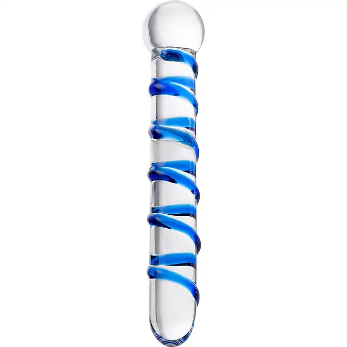 Втулка из стекла с рукояткой - 19 см - Sexus Glass